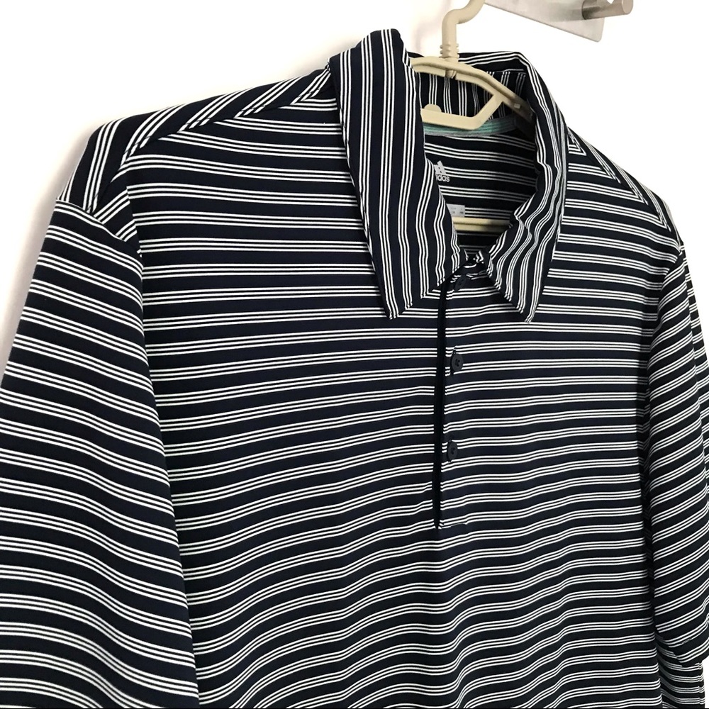 Adidas Golf Mens Jersey Polo Shirt Size La…